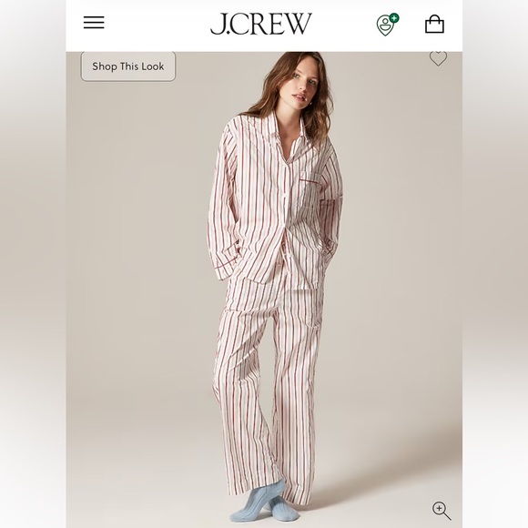 Cotton poplin long sleeve pajama pant set in pepp
Item style: CP547
Size: XL - Picture 2 of 3